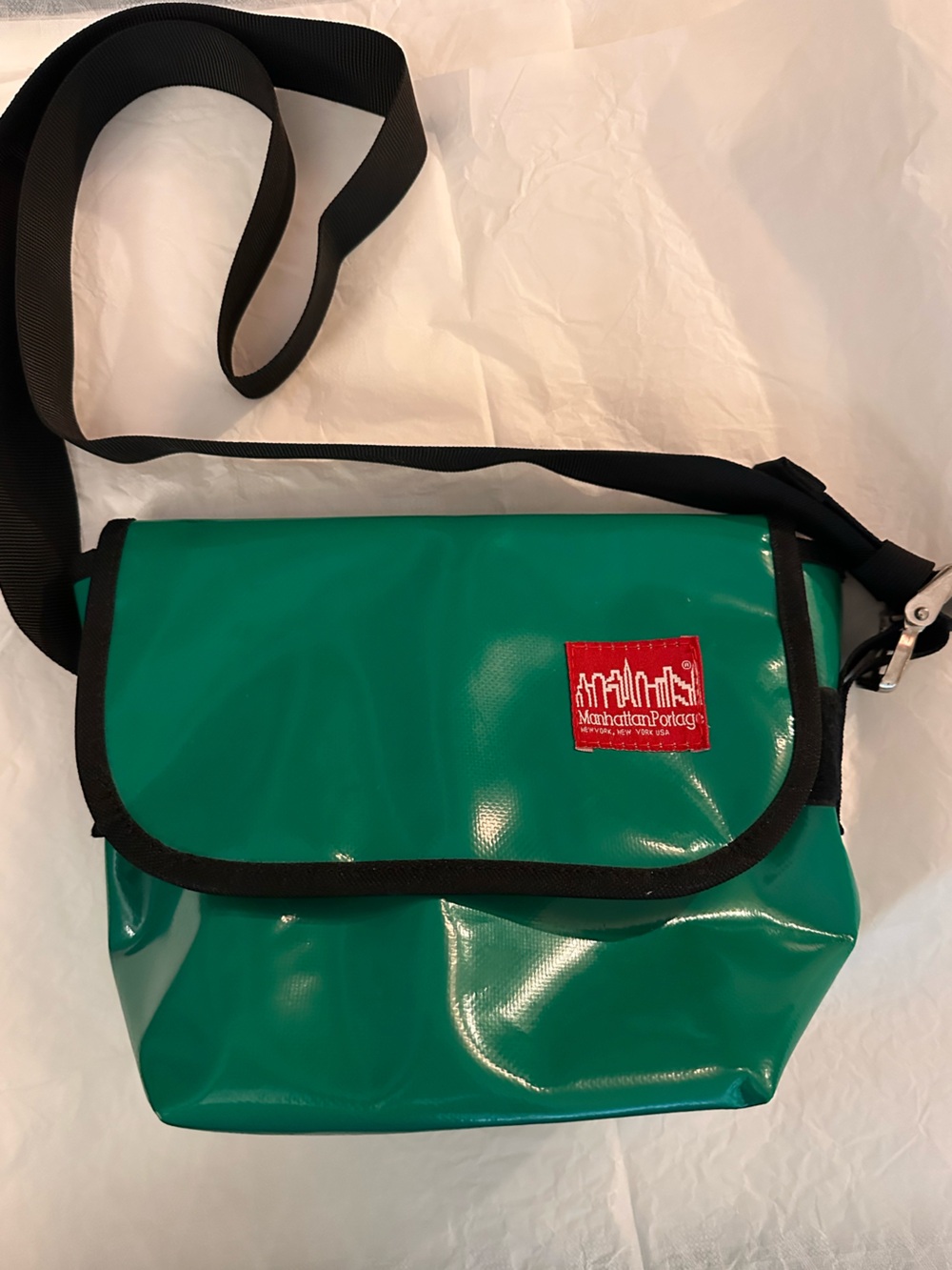 Manhattan Portage Teal Messenger Bag